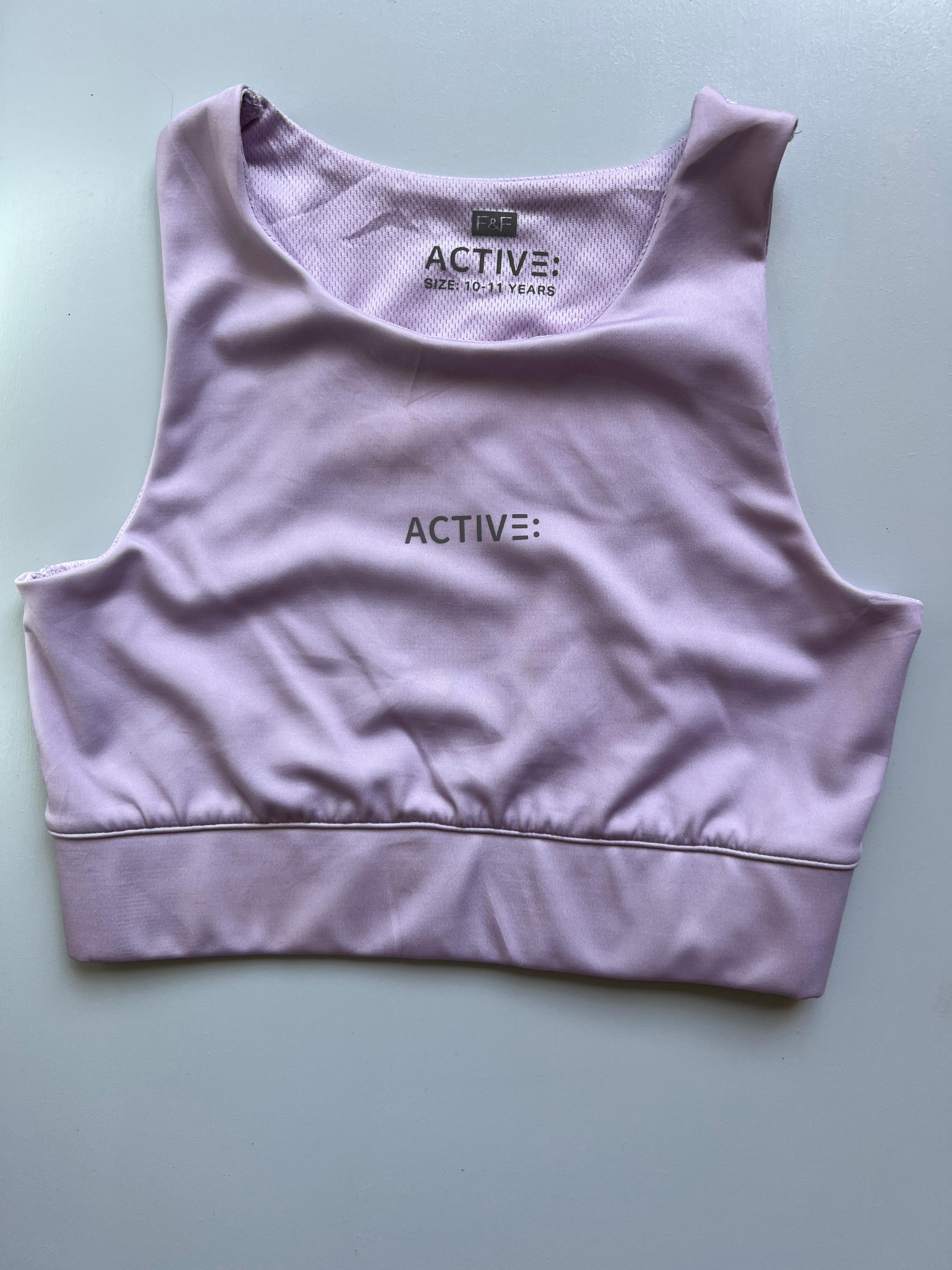 Active Racerback Sports Bra– Purple (XS)
