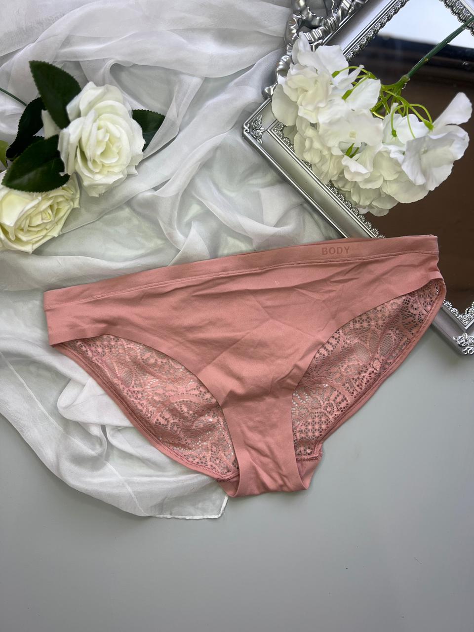 M&amp;S Women’s Lace Brief – Dark Raspberry