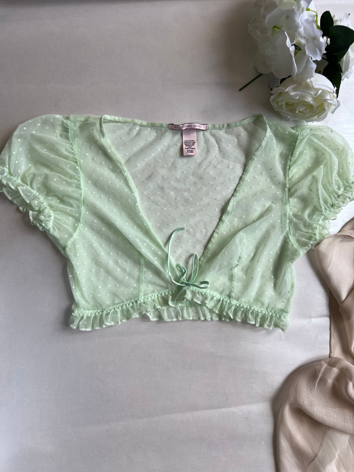 Victoria’s Secret Mint Green Crop Top (S)