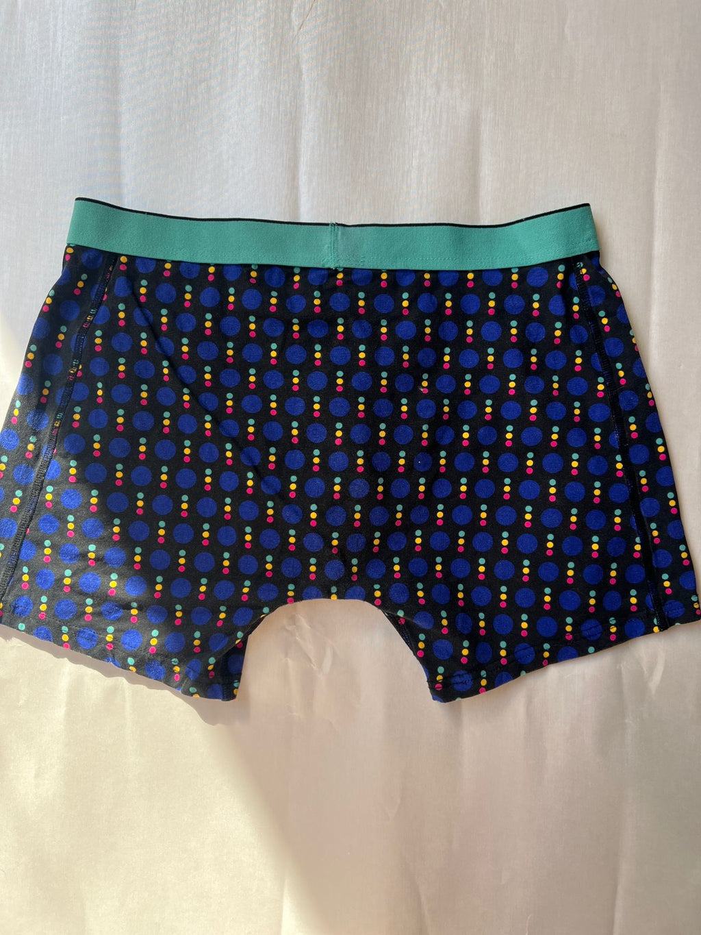 Fundamentals Navy Boxer Briefs – Polka Dot Print (L)