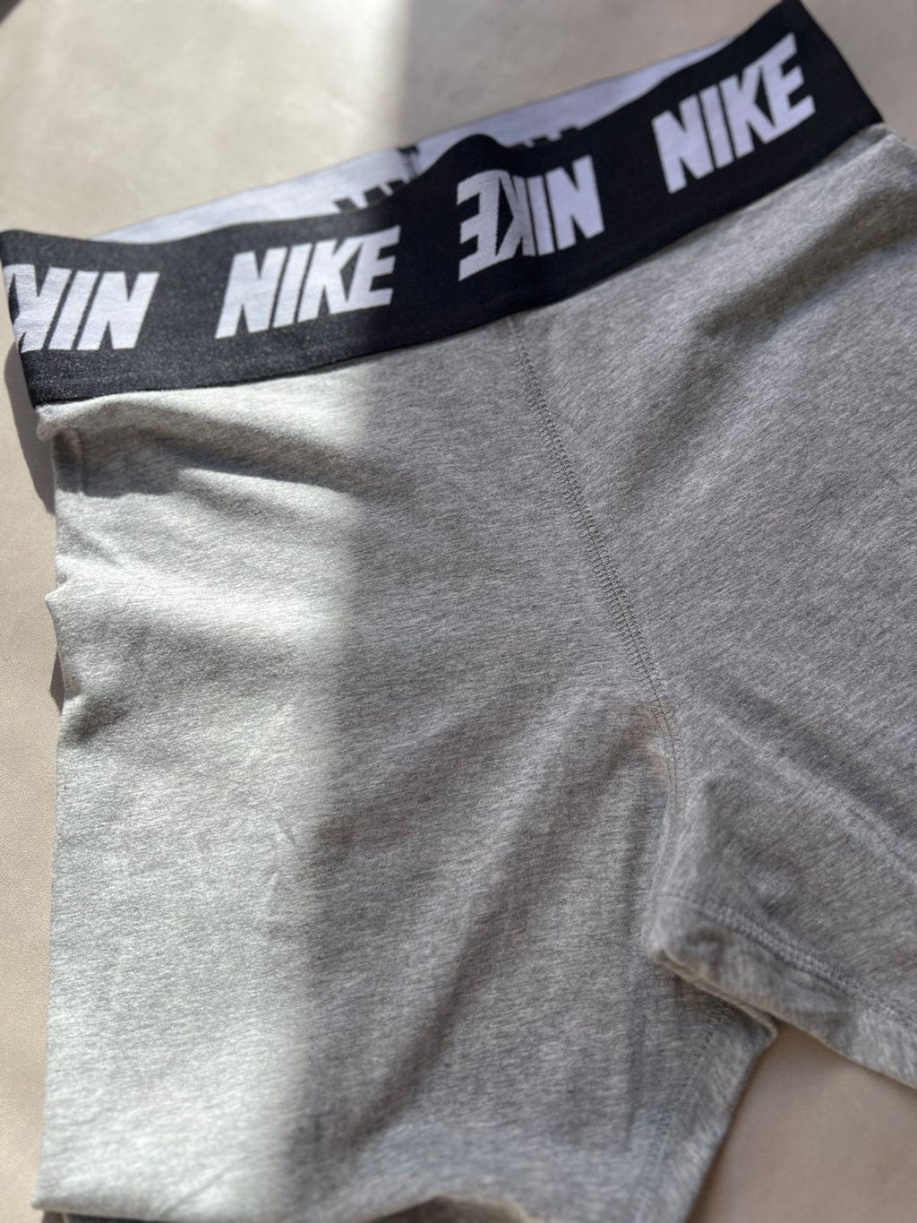 Nike Grey Logo Leggings (S)