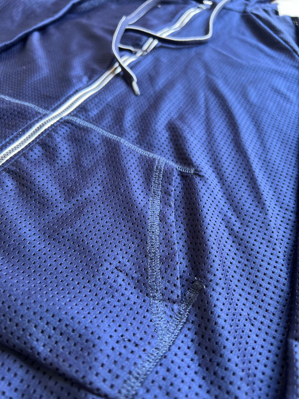 dunnes stores-Navy Mesh Zip-Up JackT (M)