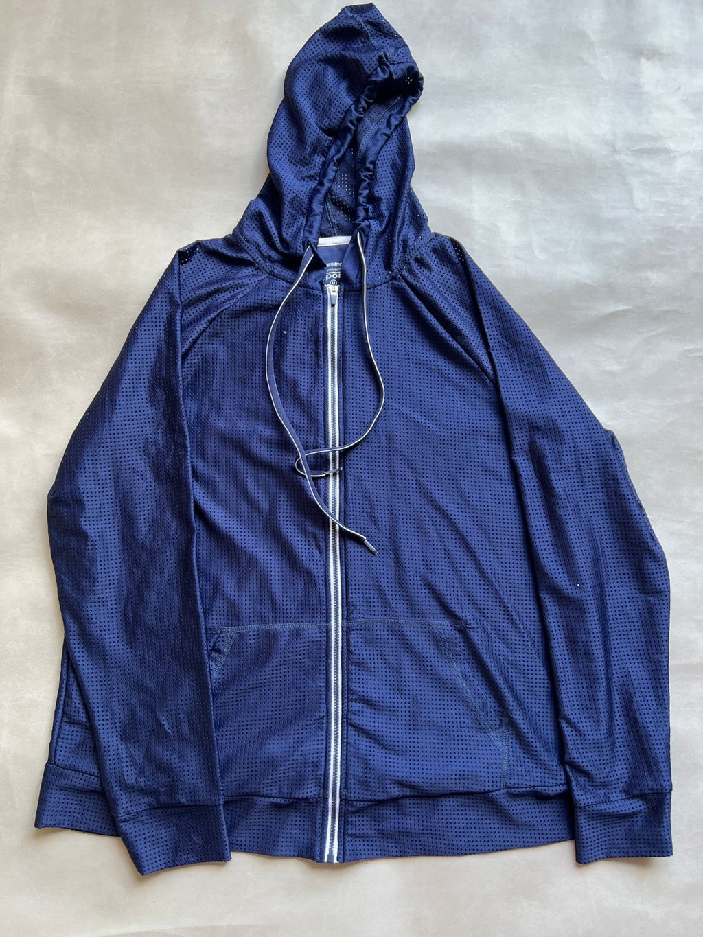 dunnes stores-Navy Mesh Zip-Up JackT (M)