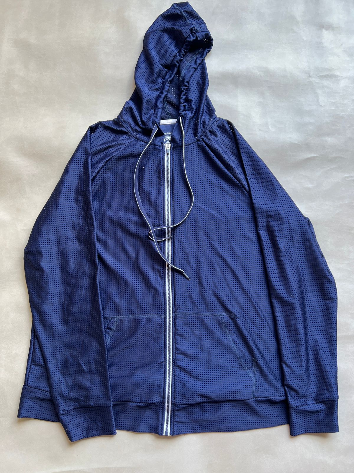 dunnes stores-Navy Mesh Zip-Up JackT (M)