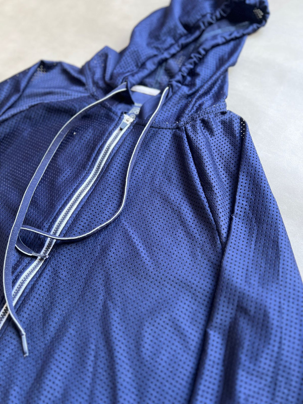 dunnes stores-Navy Mesh Zip-Up JackT (M)