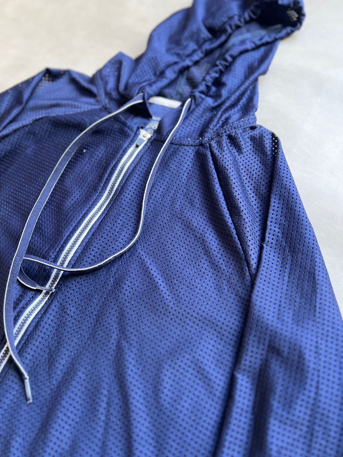 dunnes stores-Navy Mesh Zip-Up JackT (M)