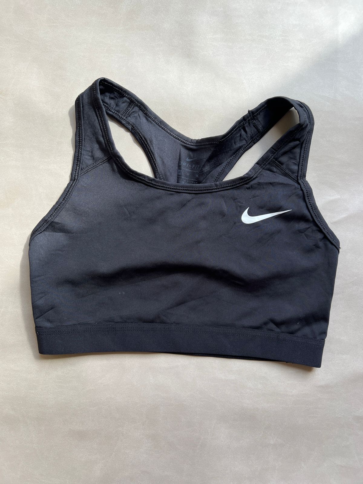 Nike Dri-Fit Black Sports Bra (M)