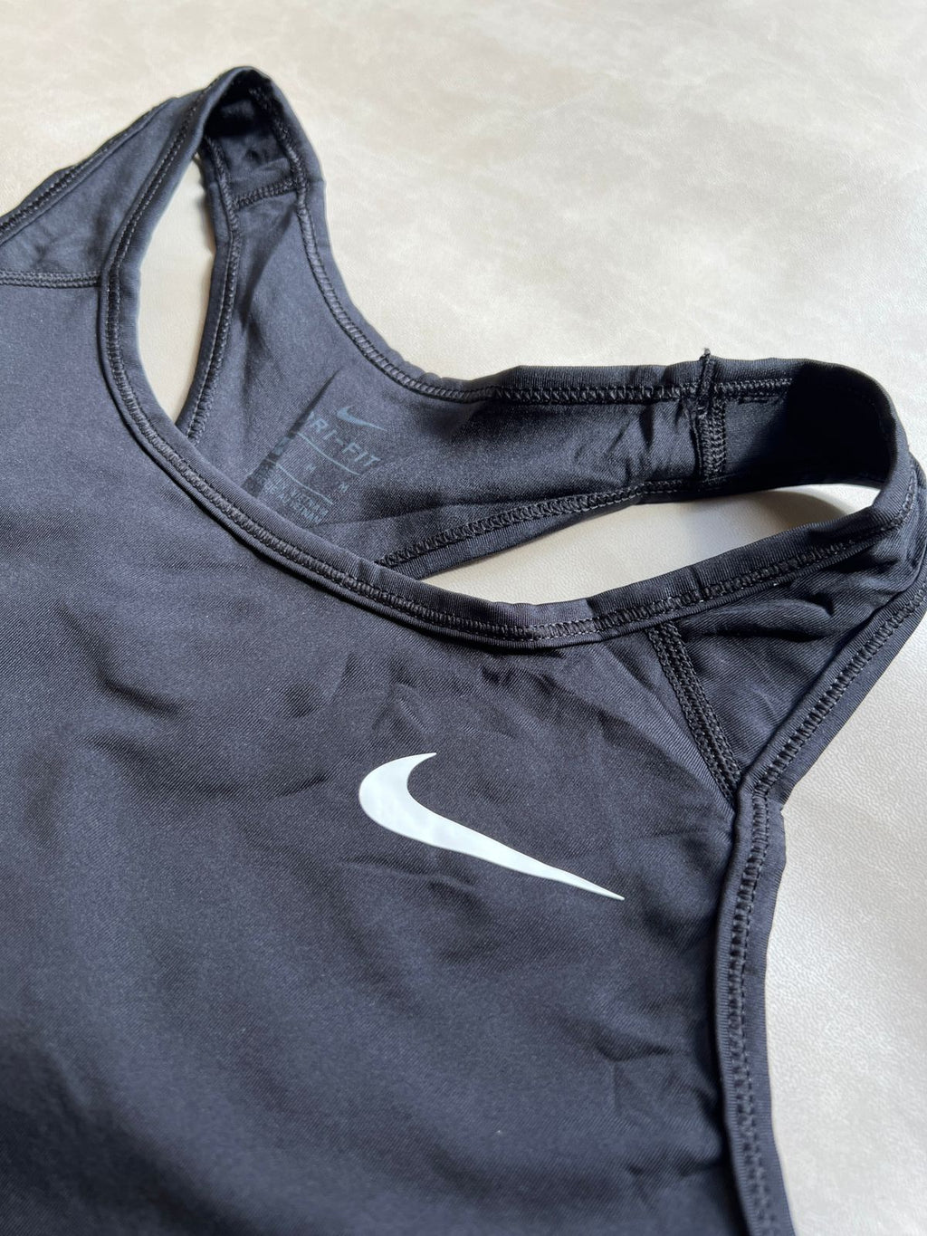 Nike Dri-Fit Black Sports Bra (M)
