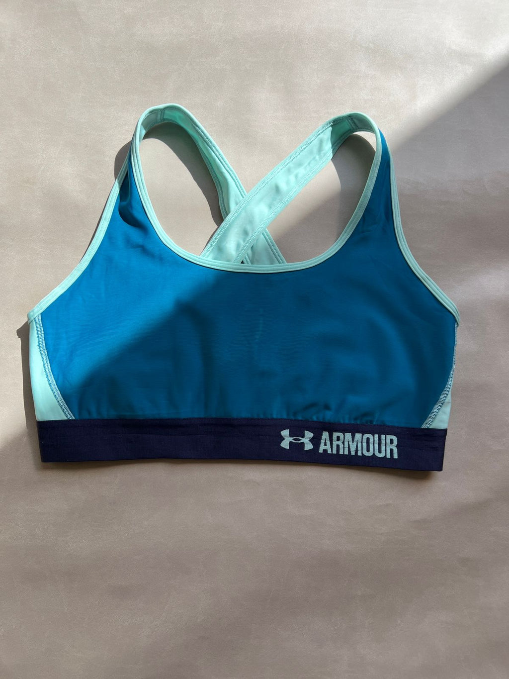 Under Armour Blue Sports Bra (L-XL)
