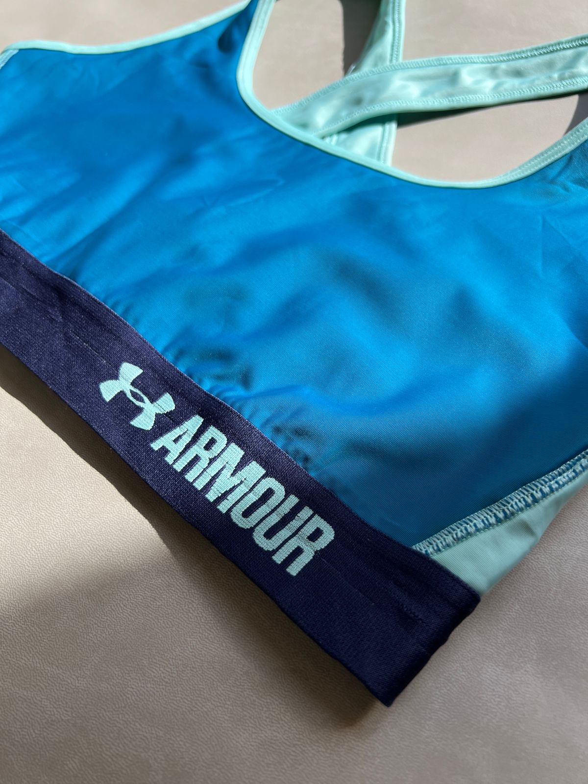 Under Armour Blue Sports Bra (L-XL)