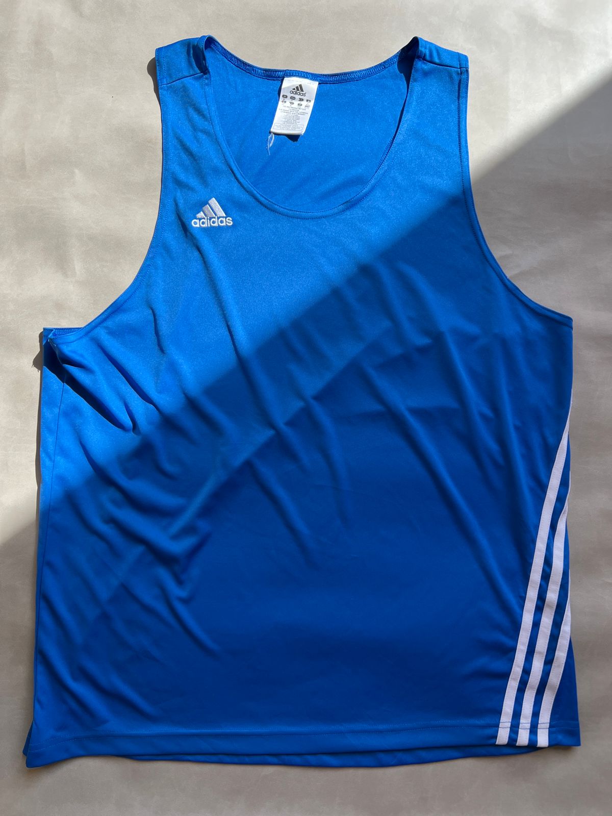 Adidas Blue Training Tank Top (L-XL)