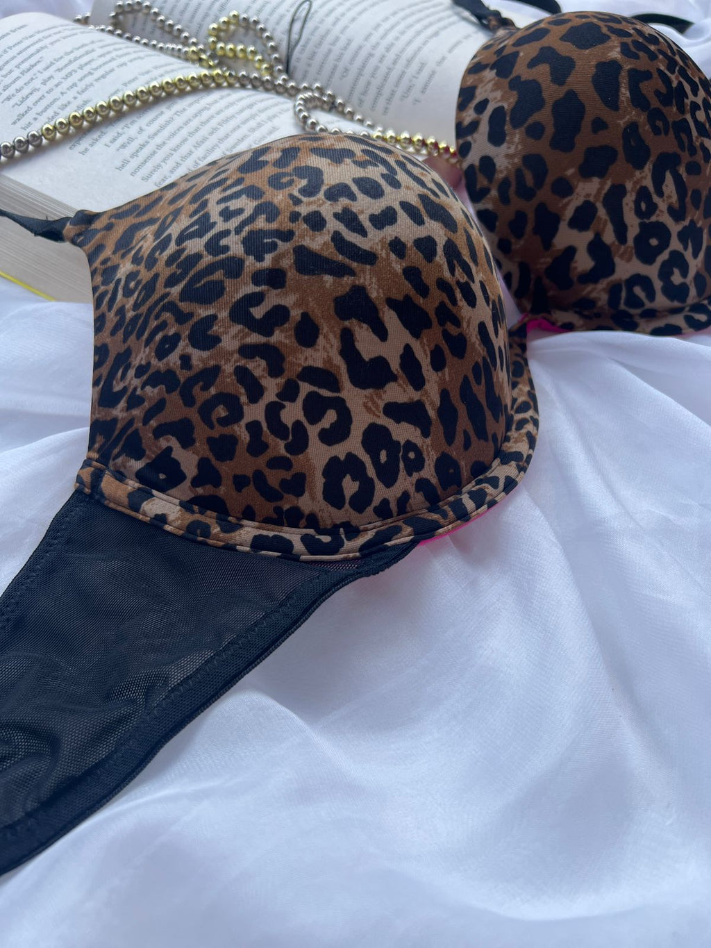 Leopard Print Push-Up Ba (80)