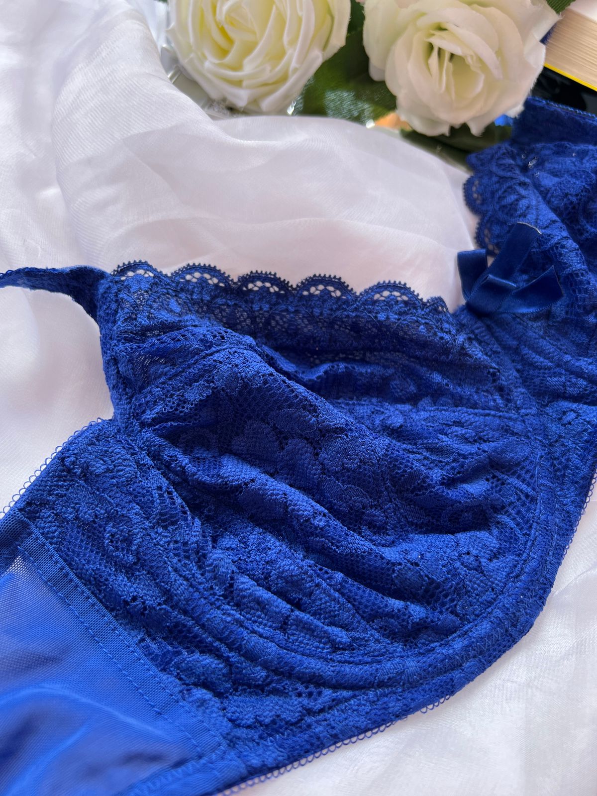 Royal Blue Underwire Bra - POUR Moi (80)