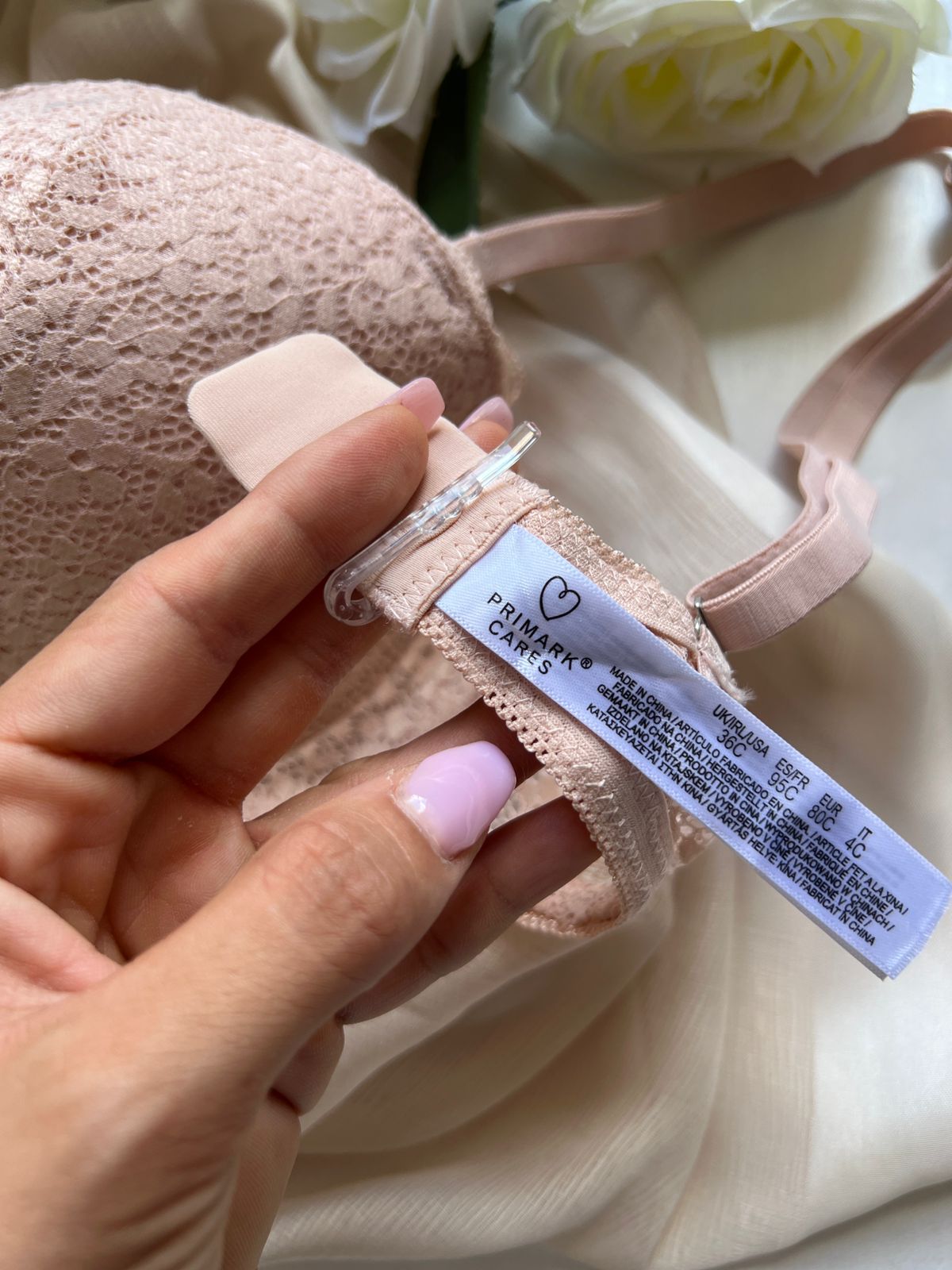 PRIMARK Blush Pink Bra (80-95)