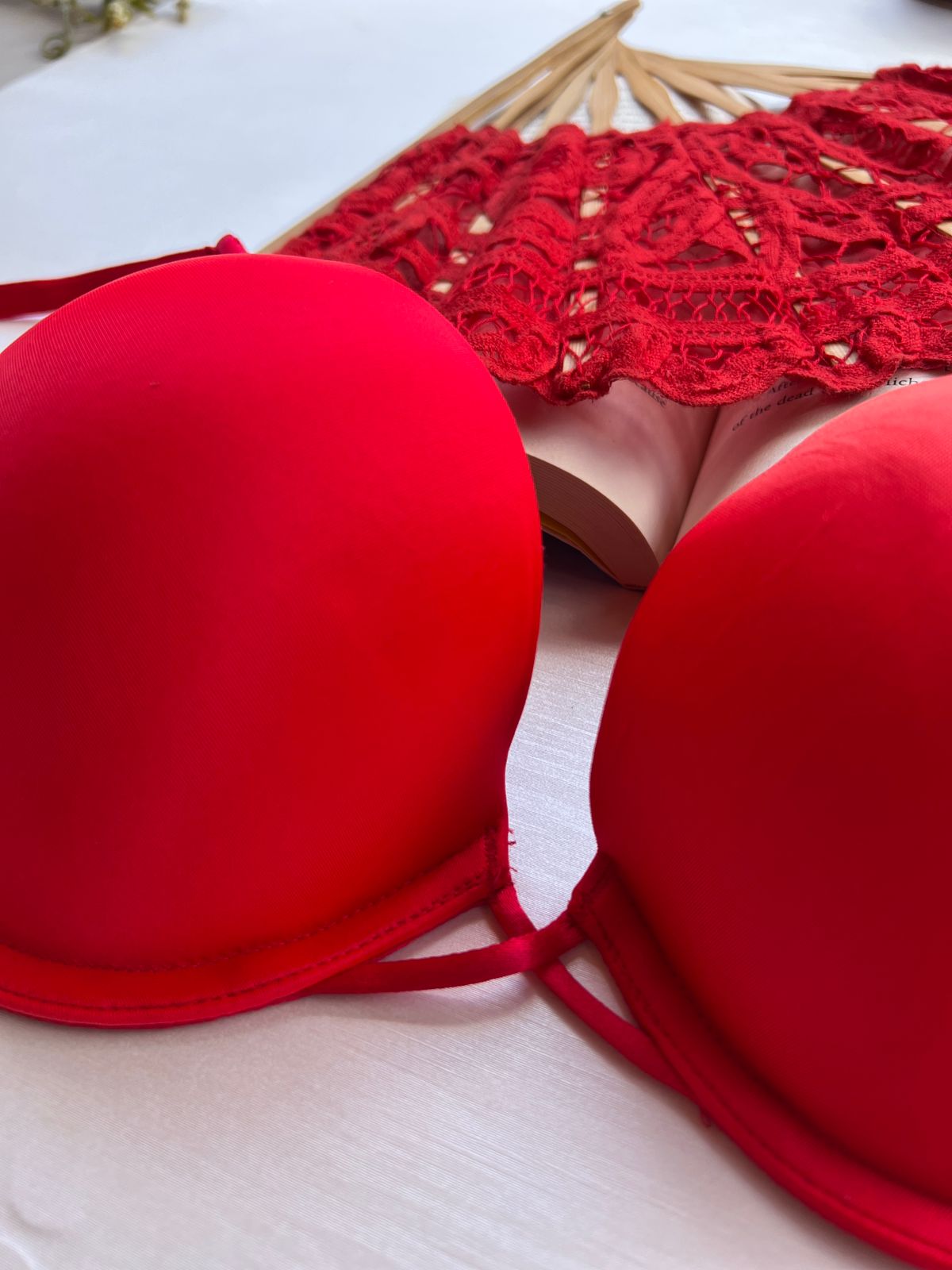 VICTORIA'S SECRET Classic Red Stain Bra (75)