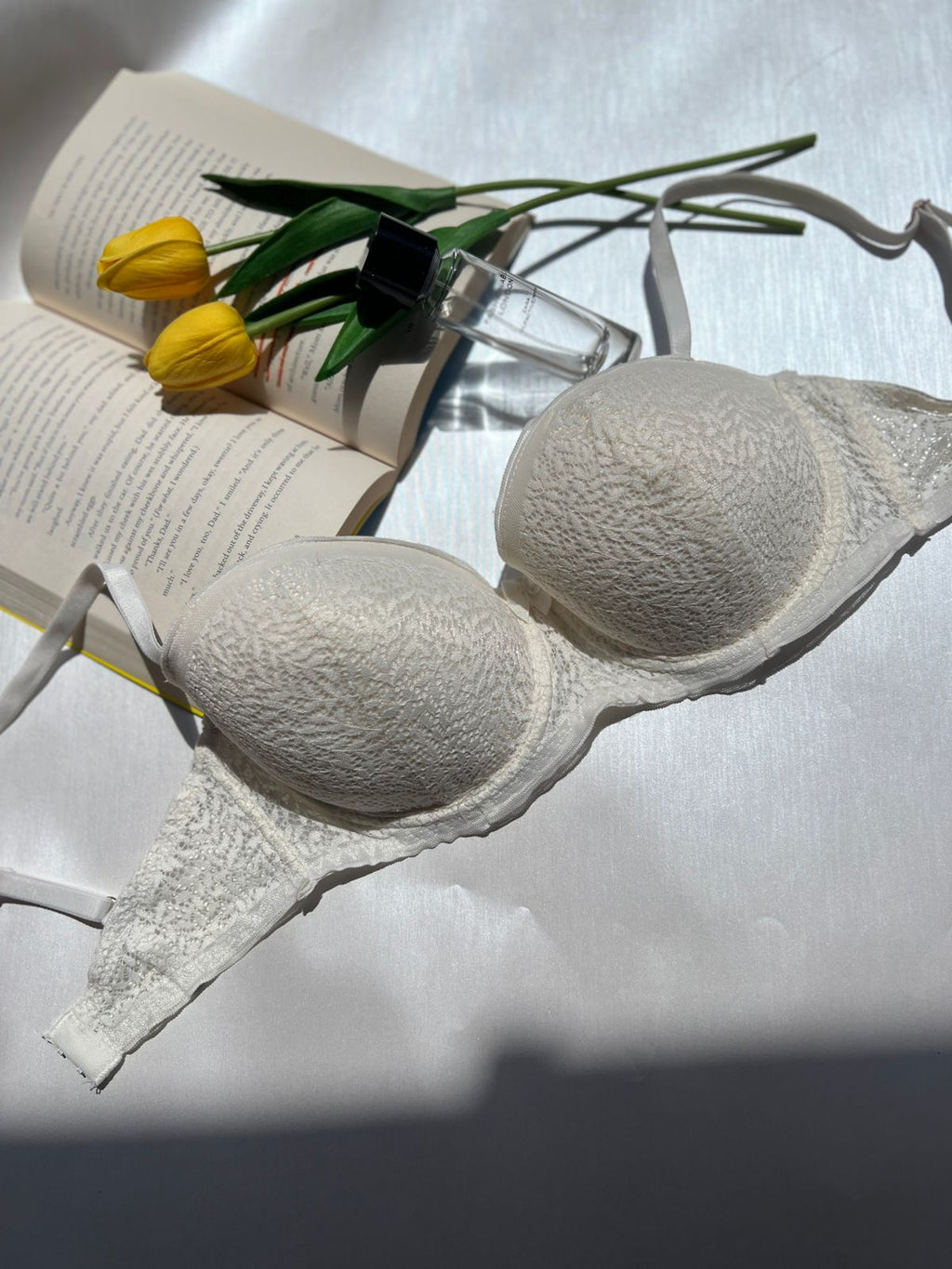 Ivory Lace Push-UP Bra (70)